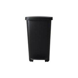 Oxo Good Grips Black Plastic Rectangular Trash Can, 13 Gallon ~ OXO