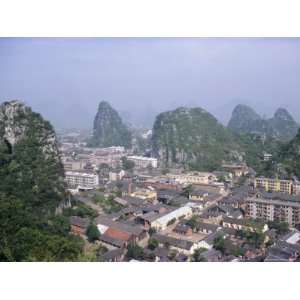  Limestone Towers in the City of Guilin, Guangxi Province 