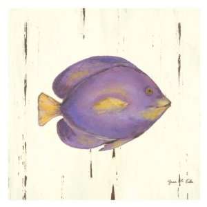  Tropical Fish Tang by Grace Pullen. Size 12.00 X 12.00 Art 