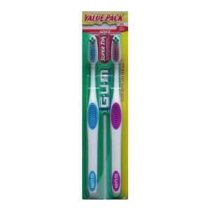  GUM Super Tip Full Soft Toothbrush Twin Pack Health 