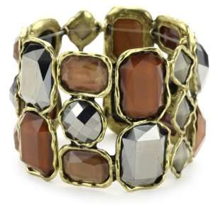  RAIN Multi Stone 3 Row Bracelet Jewelry