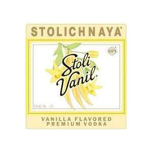  Stolichnaya Vodka Vanil 375ML Grocery & Gourmet Food