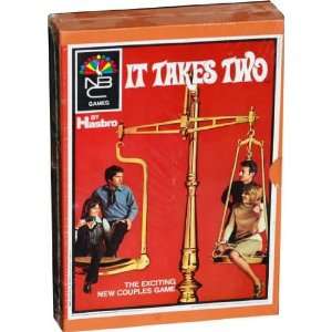   Vintage NBC It Takes Two Board Game (1970 Bookcase Game) Toys & Games