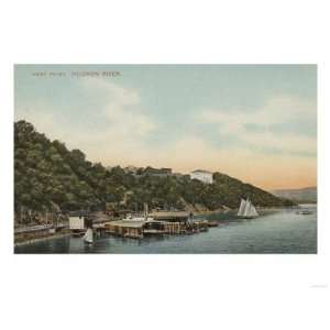 West Point, NY   View of Harbor on Hudson River Premium Poster Print 