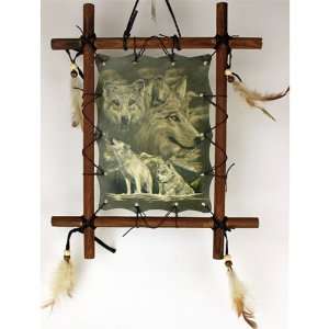   Art 9 x 11 (including frame) WOLF Reproduction